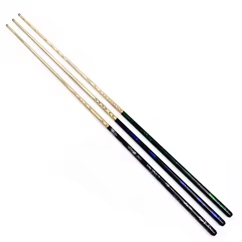 Good Quality Billiard Cue 2-PC Ash Wood Snooker Cue Stick with Length of 57Inches & 10mm Tip for Sal