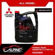 Mitsubishi Genuine Parts: MINERAL GASOLINE ENGINE OIL SN 15W-40 - 4 LITERS