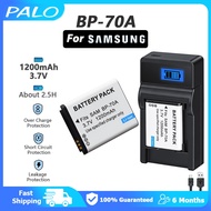 PALO BP-70A BP 70A IA BP70A EA BP70A Battery 1200mAh Charger For SAMSUNG ES65 ES70 ES73 ES75 ES78 ES