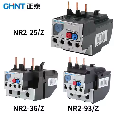 CHNT CHINT NR2-11.5 NR2-25 Thermal protection relay Thermal Overload Relay NR2 1A 1.6A 2.5A 4A 6A 8A