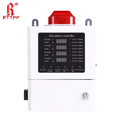 4-20ma Rs485 CE Gas Controller 1-16 Channels Combustible and toxic Gas Detector Gas Panel
