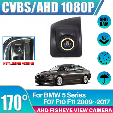 Car Front View Parking LOGO Camera Night Vision Positive Waterproof For BMW 5 Series F07 F10 F11 200