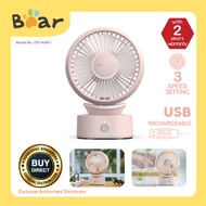 Bear USB Fan Mini USB Rechargeable Fan Portable fan with 3 speed setting (DFS-A04F1)portable fan usb