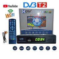 กล่องทีวีดิจิตอล TV DIGITAL DVB T2 DTV กล่องรับสัญญาณทีวีดิจิตอล เวอร์ชั่นอัพเกรดเพื่อรับชม Tik Tok กล่องดิจิตอลtv ภาพสวยคมชัด รับสัญญาณได้ภาพได้มากขึ้น ราคาถูก กล่องดิจิตอลทีวีรุ่นใหม่ล่าสุด พร้อมสาย HDMI เชื่อมต่อผ่าน WI-FI ได้