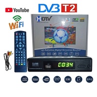 ( สินค้าพร้อมส่ง) กล่องดิจิตอลทีวี กล่องทีวี digital กล่อง ดิจิตอล tv ใช้ร่วมกับเสาอากาศทีวี กล่องรับสัญญาณ HD TV DIGITAL DVB T2 กล่องดิจิตอลทีวี