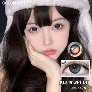Colohunter Contact Lens brown contact lens Power contact lens 14.2mm Power 0.0-8.0 1 year Plum Jelly