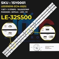 Backlight TV Sanyo 32 Inch LE32S500 LE-32S500 LED315D10-ZC14-02(D)