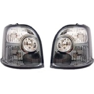 Perodua Kancil 2002 Bulat Tail Lamp Set Albino Smoke Black Hitam Brake Belakang Signal Reverse Lampu