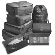 PA1 Wholesale /7 Pcs Set Travel Organizer Storage Bags/ Thickened Zip Lock Portable Luggage Organize