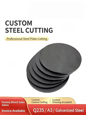Custom A3 Q235 Carbon Steel round Plate - Cutting Shearing Punching Curling Services for Metal Fabri