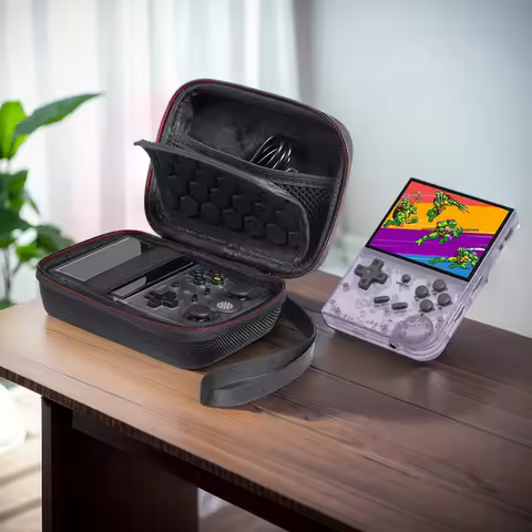 Hard Carrying Case Shockproof Hardshell Case Anti-Drop Protective Travel Case for Anbernic RG35XX/​R