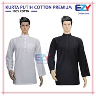 KURTA AL HERA DEWASA HITAM/PUTIH EKSKLUSIF ( S/M/L/XL/2XL/3XL )