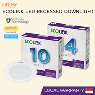 ECOLINK LED Downlight 10W & 14W 3000K / 4000K / 6500K Round Recessed Downlight
