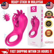 READY STOCK S-HANDE WIND Rotation Oral Tongue Lick Ring Vibrator G Spot Clitoris Stimulator Sex Toys