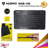 Nubwo Slim Keyboard Bluetooth รุ่น NKB-100 เป็นคีย์บอร์ด สำหรับ IOS / Android NKB-102 รุ่นใหม่กว่า แ