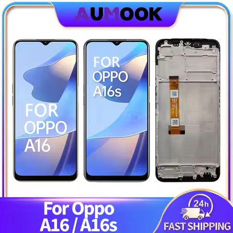 6.52" LCD Display For OPPO A16 A16s Touch Screen Digitizer Assembly With Frame CPH2269 CPH2271 Displ