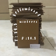 [1 pcs] yellowboard for photocard packing acrylic board acrylic sheet arcylic board