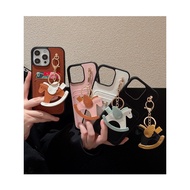Street Wear Light Luxury Style Apple 17 Phone Case High-End Leather Suitable for iPhone15promax with