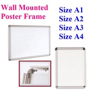 Wall Mounted Poster Frame Aluminium Frame Size A1/A2/A3/A4