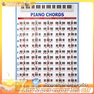Piano Chords Chart Key Music Graphic Exercise Poster Stave Piano Chord Practice Chart 88-Key Beginne