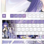 Wuthering Waves Keycaps 120 Keys Cherry Profile Dye Sublimation PBT Wooting Aula F75 Mechanical Anim