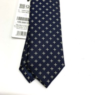 Cà vạt Việt Tiến bản 6.5 cm họa tiết ca rô kẻ sọc chấm bi