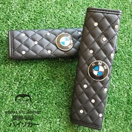 VIP หุ้มสายเข็มขัดนิรภัย เพชร บรรจุ2อัน BMW 218i 318i 320i 323i 325i 430i M5 520i 525i Z4 X1 X2 X3 X