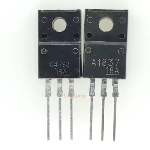 A1837 C4793 2SA1837 2SC4793 TO-220F Audio power amplifier paired transistor 1A 230V (a pair)