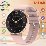 2024 Bluetooth Call Women Smart Watch AMOLED Full Touch Fitness IP68 Waterproof Men Smartwatch Lady Clock + box For Android IOS
