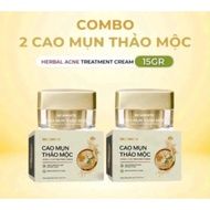 COMBO 2 BOXES OF HERBAL ACNE EXTRACT (10G) REDUCE DARK ACNE