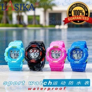 LASIKA W-F84 Jam Digital Budak Sekolah 30 Meter Tahan Air 100% Waterproof Kids Multifunction Watch