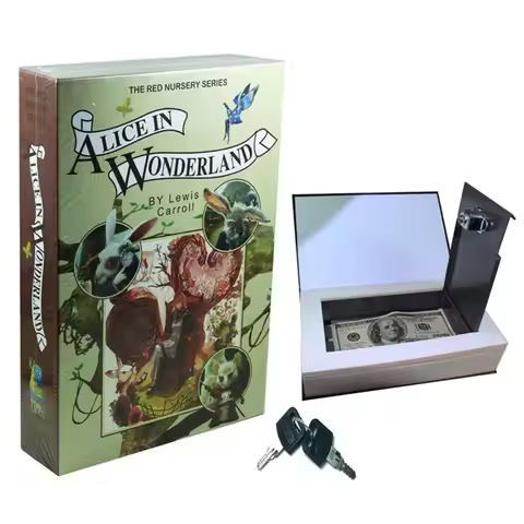 Home Safe High Quality Secret Book Hidden Safe Safe Money Bank Coin Bank Cash Box Money Box Metal St