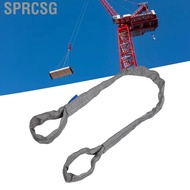 sprcsg Round Lifting Sling  Double Buckle PES Crane Straps Wide 3.3in 4T Capacity for Ships Machiner