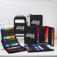 Dual-Ended Fine Tip Markers 100/120/168 Color Pen Markers School Supplies for Artists Designers