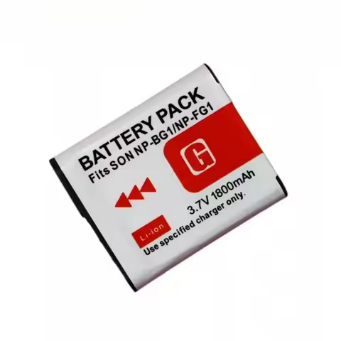 3.7V 1800mAh NP-BG1 Digital Camera Battery for Sony CyberShot DSC-W30 W35 W50 W55 W80 W70 WX1 WX10 H