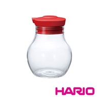 【HARIO】按壓式調味罐120酒紅 OMPS-120-R