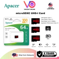 APACER microSD Card UHS-I (32GB_64GB_128GB) U1 V10 A1
