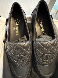 Chanel 樂福鞋 黑扣