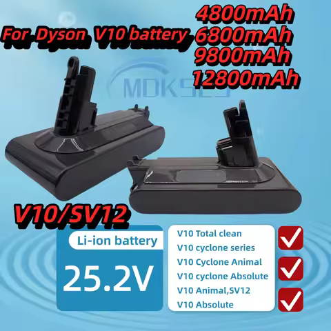 for Dyson Battery V10 SV12 9800mAh 100Wh Replacement battery for Dyson V10 Absolute Fluffy cyclone S