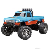 มินิ RC Monster Truck ของเล่นสําหรับเด็กแบบพกพาขนาดเล็ก 1:64 ขนาด RC รถยนต์พร้อมไฟสําหรับคริสต์มาสวั