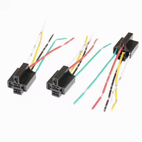 1pcs/lot 5Pin Waterproof Automotive Relay Socket 9cm long Car Relays Switching Socket