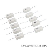 (TS) 5W 5watt 0.5ohm 0.22ohm 0.33ohm 0.47ohm 10ohm