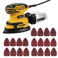 เครื่องขัดกระดาษทรายไฟฟ้า 13000 OPM เครื่องขัดรายละเอียดขนาดกะทัดรัดพร้อมเครื่องเก็บฝุ่น 220W 1.6Amp