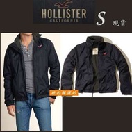 紐約站美國全新真品現貨在台A&amp;F/HCO  HOLLISTER 男生海鷗保暖防風立領外套 深藍色 全新真品