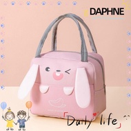 DAPHNE Insulated Bags, Aluminum Foil Three-Dimensional Cartoon Lunch Box Bag, Thickened Waterproof Portable Student Lunch Bag