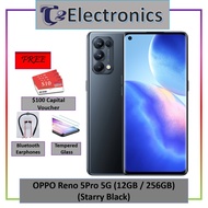 OPPO Reno5 Pro 5G **Free $100 Capitaland Voucher + HL-01 Bluetooth Earphones + Tempered Glass - T2 Electronics