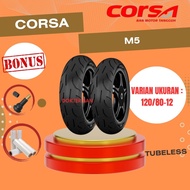 (FREE VALVE) CORSA M5 TUBELESS Ring 12 120/ 80-12