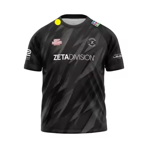 Casual summer T-shirt for men short-sleeve T-shirt with Zeta Division E-Sports team identity, oversi
