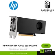 USED NVIDIA RTX A2000 12GB HP CAD | AI Training | 3D Modeling | Editing | Workstation GPU | Graphic 