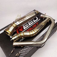 ☇☜♠Creed exhaust pipe for TMX 125 / TMX 155 open specs type daeng sai4 pipe aun cha rama nlk creed p